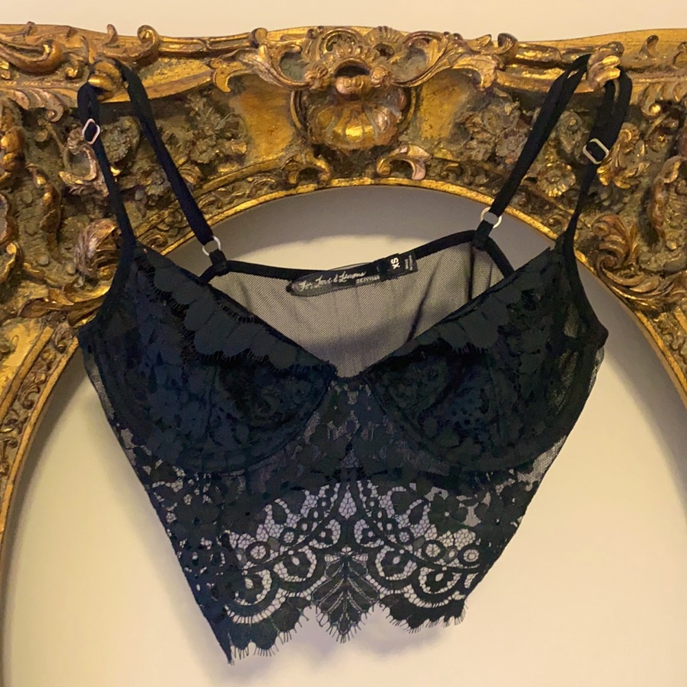 For Love & Lemons lace bralette